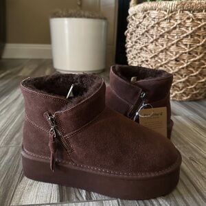 Bearpaw Chocolate BROWN Women's RETRO Boots